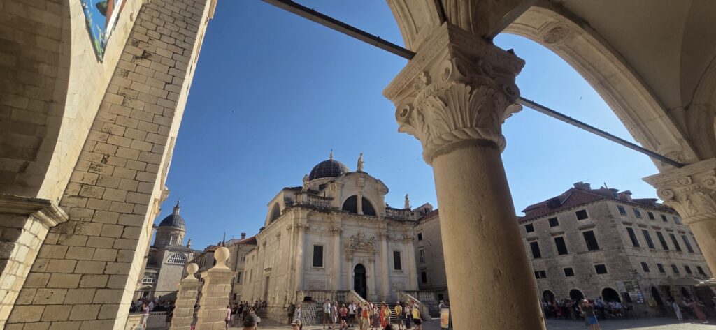 Church of St Blaise in Dubrovnik Old Town during a one-day cruise visit