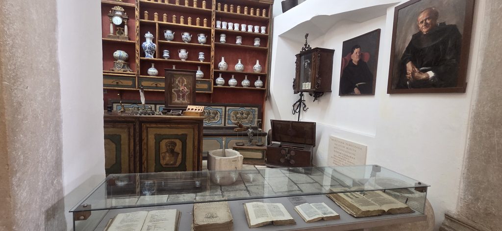 Old pharmacy recipe manuscripts at the Franciscan Monastery Dubrovnik