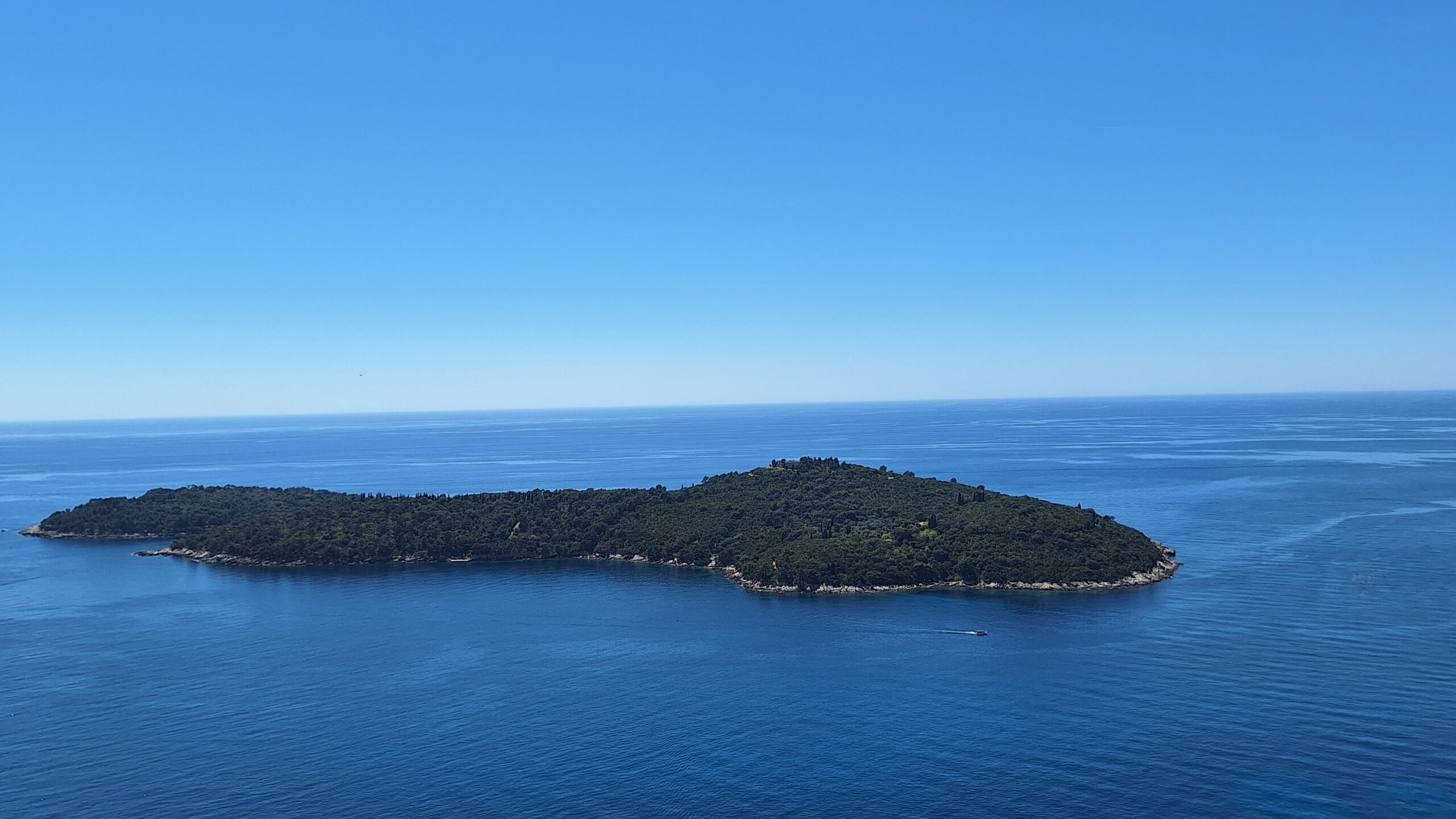 Lokrum Island in the Adriatic Sea just off Dubrovnik Old Town